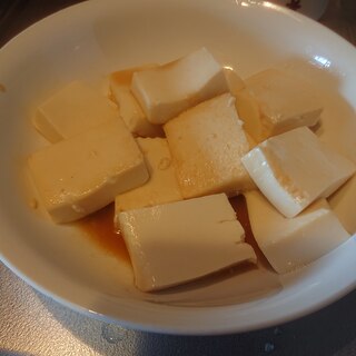 めんつゆ豆腐